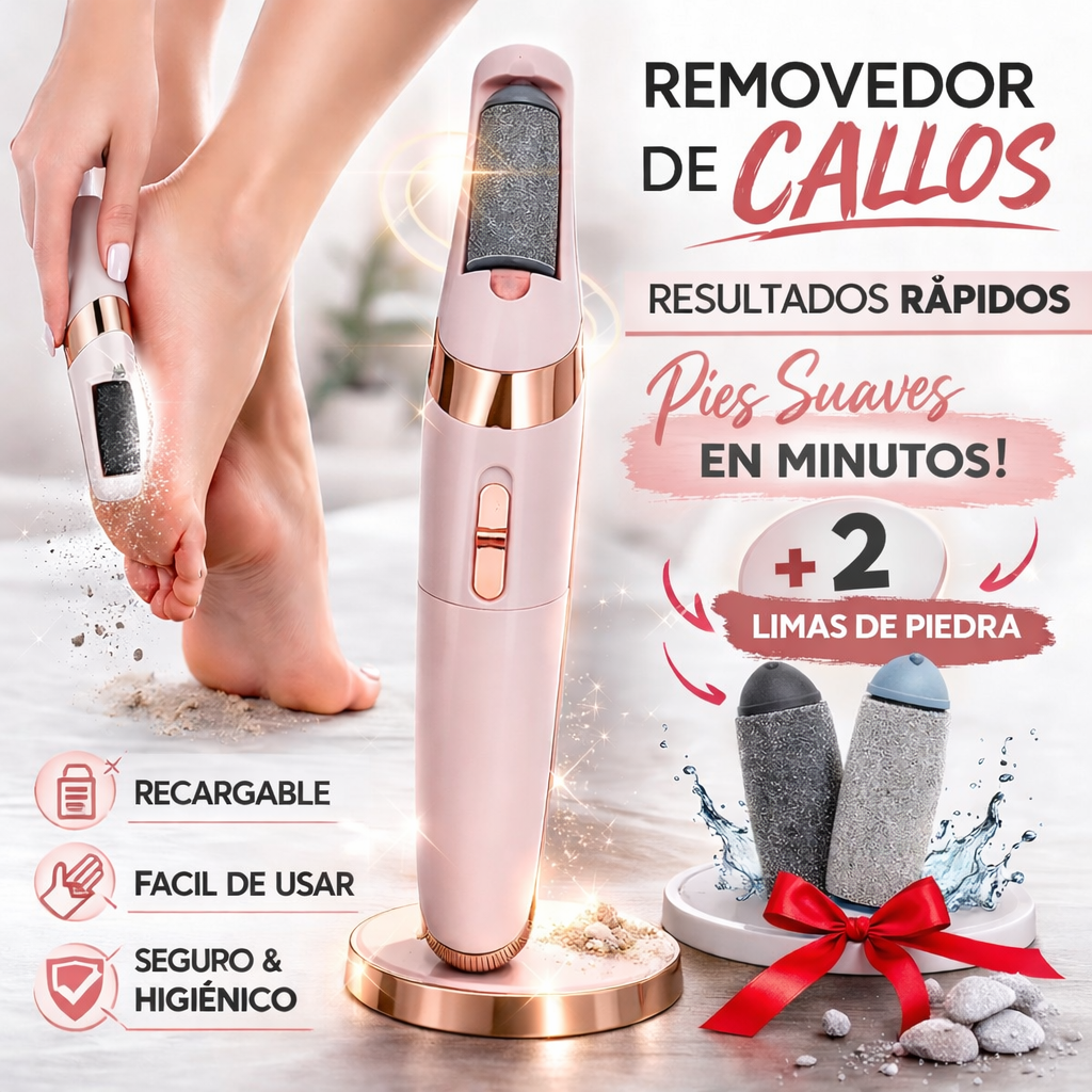 PiesSuaves Pro™🦶 Removedor de Callos Recargable (Edición Limitada)✨